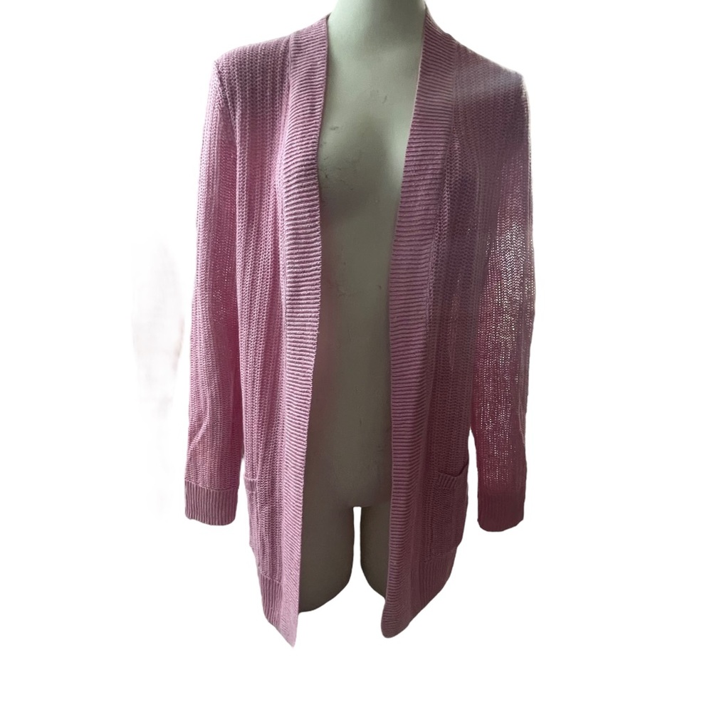 Talbots pink cardigan size LP